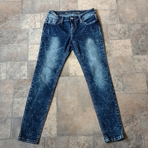 Almost Famous Denim - Almost Famous acid washed bleached skinny jeans